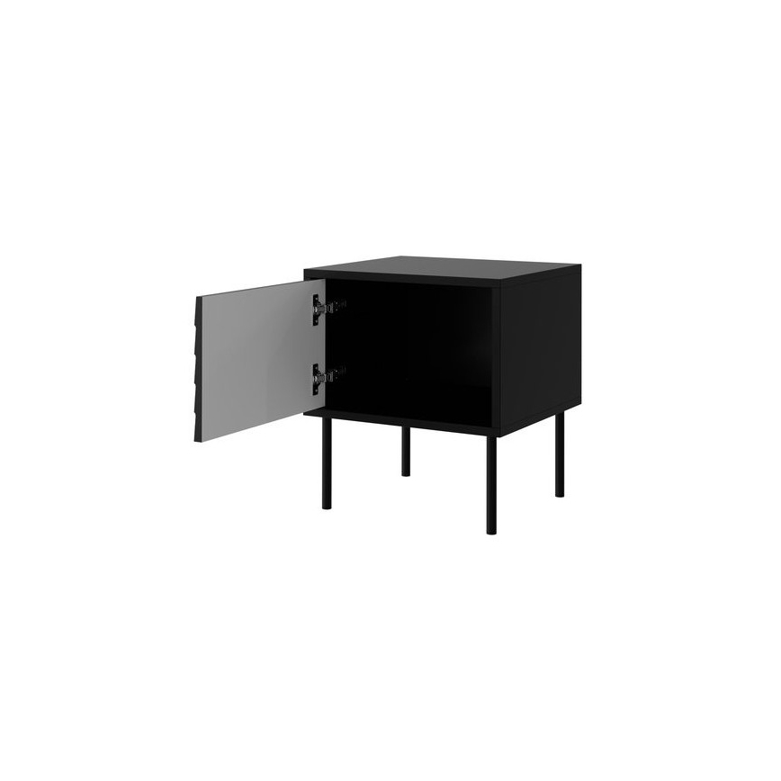 KOMPLEKT 2x Öökapp CORTINA 51x45 cm must