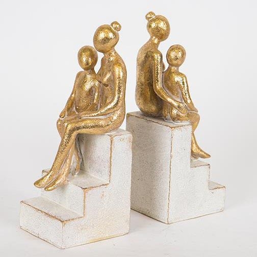 KOMPLEKT 2x Raamatuhoidja kuldne