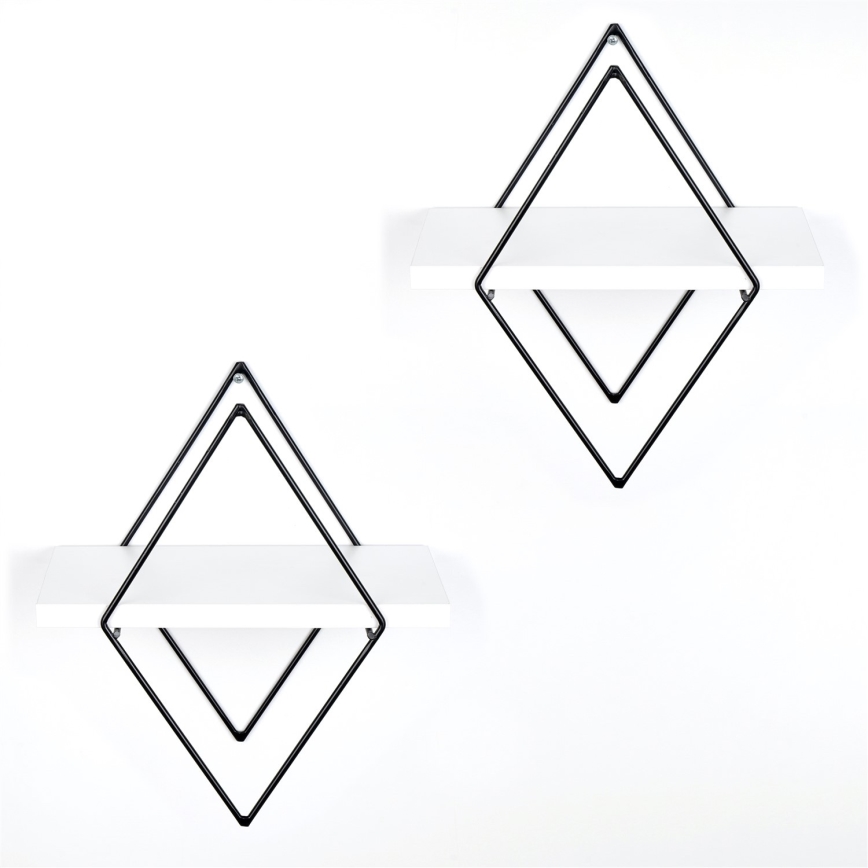 KOMPLEKT 2x Seinariiul, valge