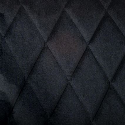 KOMPLEKT 2x Söögitool SAMETTI must