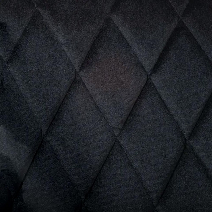 KOMPLEKT 2x Söögitool SAMETTI must