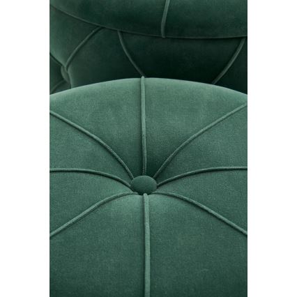 KOMPLEKT 2x Taburett POLLY d. 40/44 cm roheline/kuldne