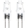 KOMPLEKT 2x Tööstuslik pirn G4/10W/12V 2700K - Aigostar