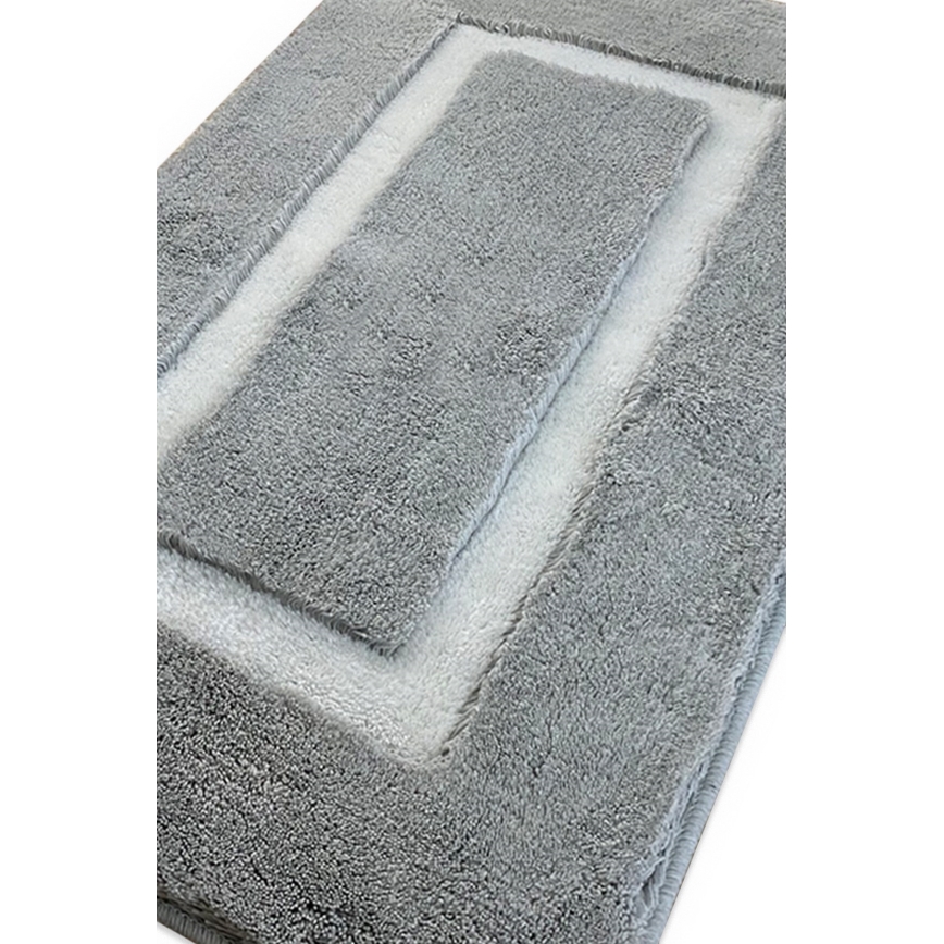 KOMPLEKT 2x Vannitoamatt 60/100 cm hall