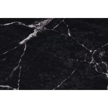 KOMPLEKT 2x Vannitoamatt MARBLE 50x60/60x100 cm must