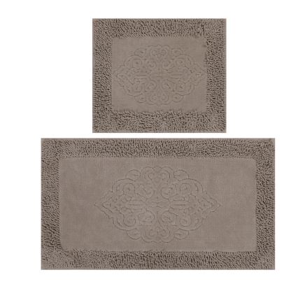 KOMPLEKT 2x Vannitoamatt PIANTE 60/100 cm pruun