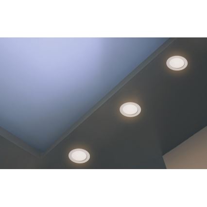 KOMPLEKT 3 x LED Süvistatav vannitoavalgusti MIRO LED/6W/230V IP44