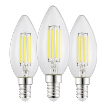 Komplekt: 3 × LED-pirni C35, sokkel E14, 2,2 W, 230 V, 2700 K - Eglo 110439