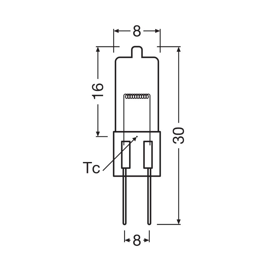 Komplekt 3x ahjupirni HALOSTAR G4/10W/12V 2700K - Osram