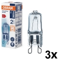 Komplekt 3x HALOPIN G9/25W/230V 2700K ahju pirne - Osram