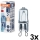 Komplekt 3x HALOPIN G9/25W/230V 2700K ahju pirne - Osram