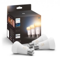 KOMPLEKT 3x hämardatav LED-pirn Philips Hue WHITE AMBIANCE A60 E27/6W/230V 2200-6500K