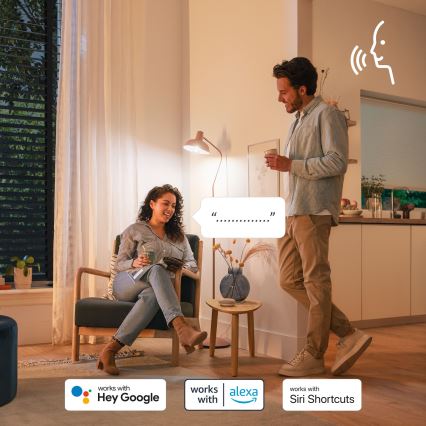 Komplekt 3x LED RGB hämardatavad pirnid Philips SMART C37 E14/4,9W/230V 2200-6500K CRI 90
