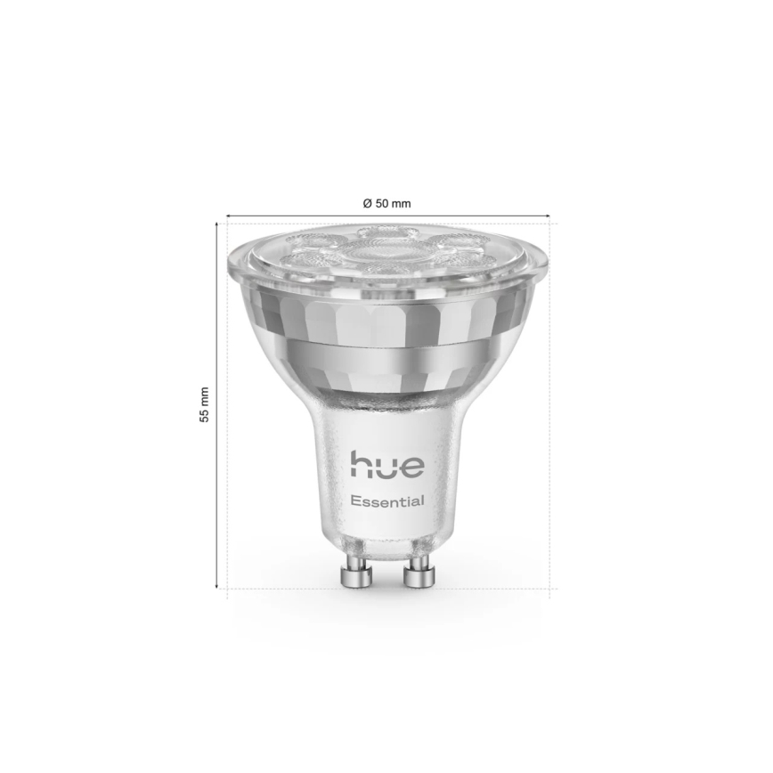 Komplekt 3x hämardatavat Philips Hue White And Color Ambiance Essential GU10/4,7W/230V 2200-6500K