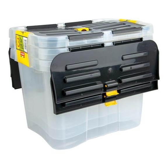 KOMPLEKT 3x Hoiukarp DRAGON 15 l must/läbipaistev