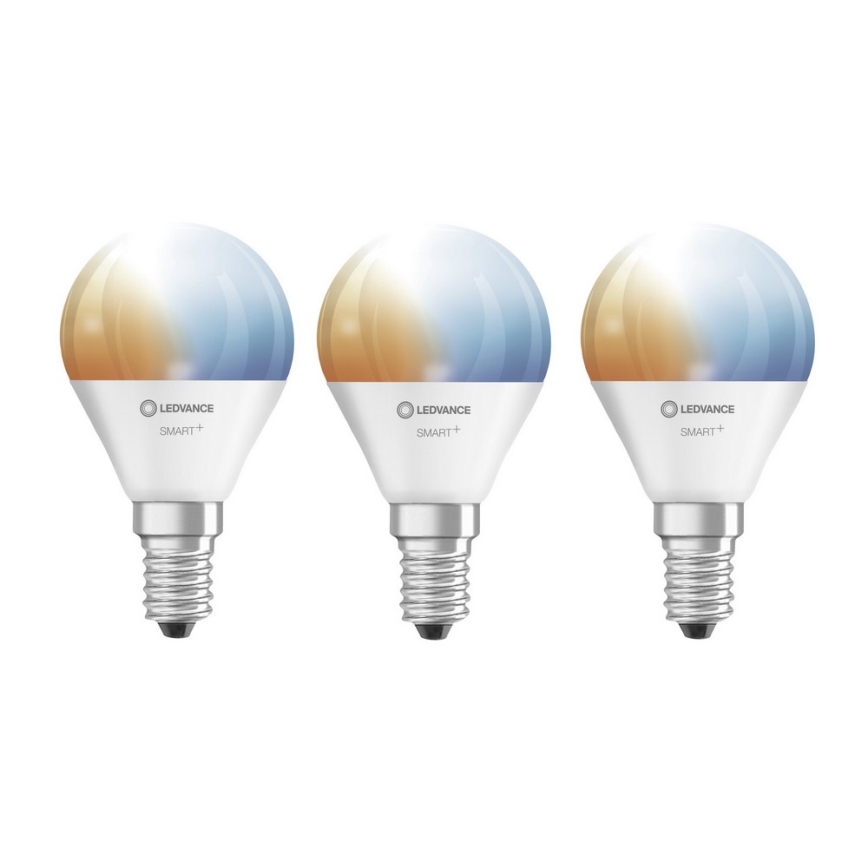 KOMPLEKT 3x LED Hämardatav pirn SMART+ E14/5W/230V 2700K-6500K Wi-Fi - Ledvance
