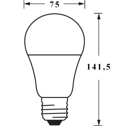 KOMPLEKT 3x LED Hämardatav pirn SMART+ E27/14W/230V 2700K-6500K - Ledvance