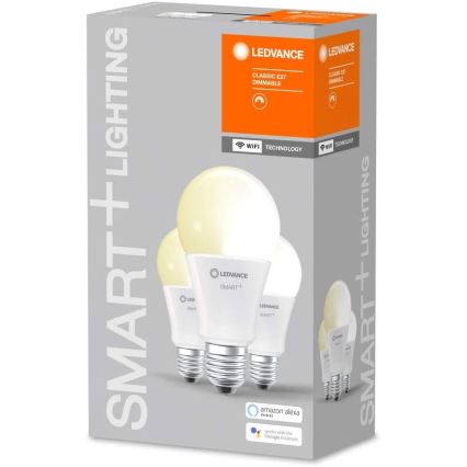 KOMPLEKT 3x LED Hämardatav pirn SMART+ E27/14W/230V 2700K - Ledvance