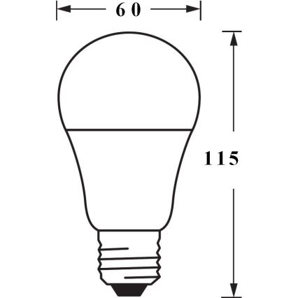 KOMPLEKT 3x LED Hämardatav pirn SMART+ E27/9,5W/230V 2700K-6500K Wi-Fi - Ledvance