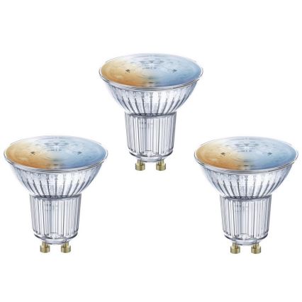 KOMPLEKT 3x LED Hämardatav pirn SMART+ GU10/5W/230V 2700K-6500K Wi-Fi - Ledvance