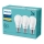 Komplekt 3x LED Lambipirn Philips E27/9W/230V 2700K
