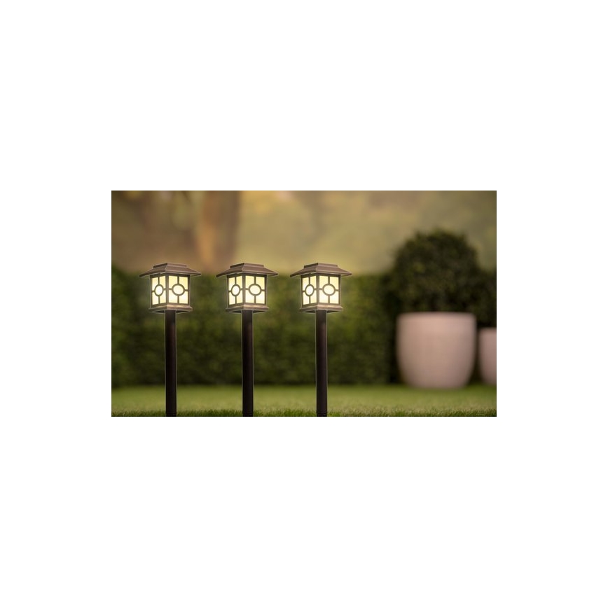 KOMPLEKT 3x LED Päikesepaneeliga valgusti LED/1,2V
