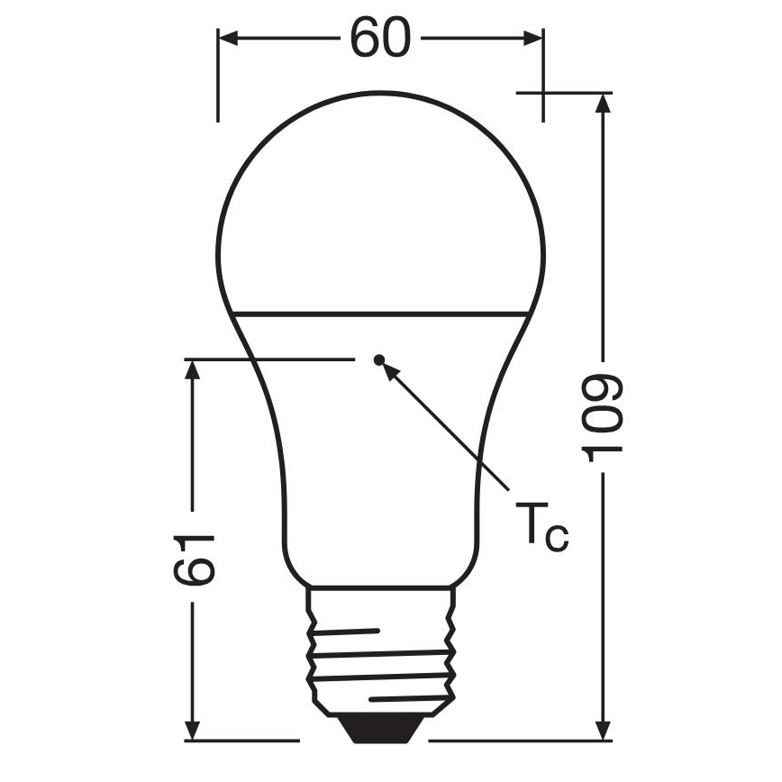 KOMPLEKT 3x LED Pirn A60 E27/10W/230V 4000K