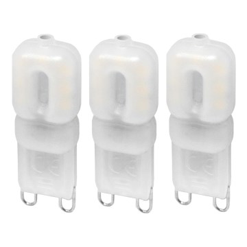 KOMPLEKT 3x LED Pirn ECOLINE G9/2,5W/230V 3000K - Brilagi