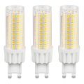 KOMPLEKT 3x LED Pirn ECOLINE G9/7W/230V 3000K - Brilagi