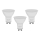 KOMPLEKT 3x LED Pirn ECOLINE GU10/6W/230V 4000K - Brilagi