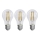 KOMPLEKT 3x LED Pirn FILAMENT A60 E27/3,8W/230V 2700K Energiaklass A