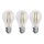 KOMPLEKT 3x LED Pirn FILAMENT A60 E27/3,8W/230V 4000K Energiaklass A