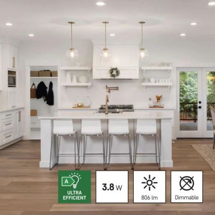 KOMPLEKT 3x LED Pirn FILAMENT A60 E27/3,8W/230V 4000K Energiaklass A