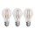 KOMPLEKT 3x LED Pirn FILAMENT A60 E27/5W/230V 2700K Energiaklass A