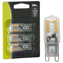 KOMPLEKT 3x LED Pirn G9/2,5W/230V 3000K
