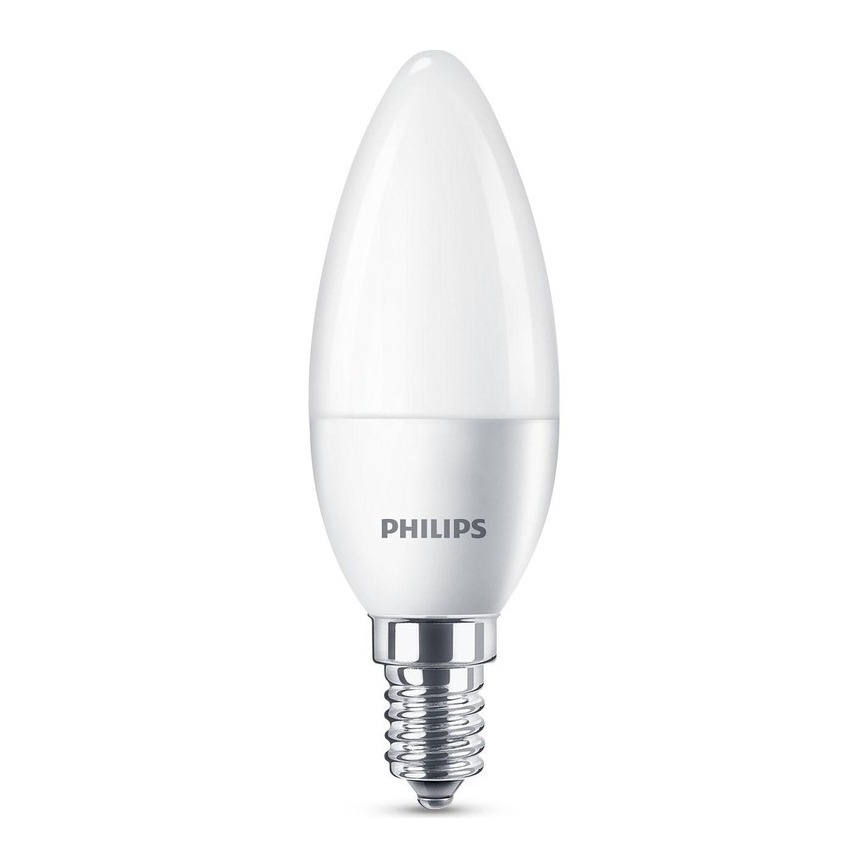 KOMPLEKT 3x LED Pirn Philips B35 E14/5,5W/230V 2700K