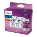 KOMPLEKT 3x LED Pirn Philips GU10/4,6W/230V 2700K