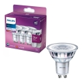 KOMPLEKT 3x LED Pirn Philips PAR16 GU10/3,5W/230V 4000K