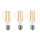 KOMPLEKT 3x LED Pirn VINTAGE A60 E27/9W/230V 3000K - Brilagi
