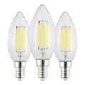 KOMPLEKT 3x LED-pirn VINTAGE C35 E14/2,2W/230V 2700K - Eglo 110439