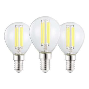 Komplekt 3x LED-pirn VINTAGE P45 E14/2,2W/230V 2700K - Eglo 110441