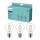 KOMPLEKT 3x LED Pirn VINTAGE Philips E27/4,3W/230V 2700K