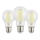 Komplekt 3x LED-pirne VINTAGE A60 E27/7,2W/230V 2700K - Eglo 110438