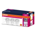 KOMPLEKT 3x LED-pirni PAR16 GU10/4,5W/230V 6500K 60° - Osram