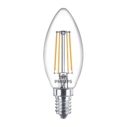 Komplekt 3x LED-pirni VINTAGE Philips B35 E14/4,3W/230V 2700K