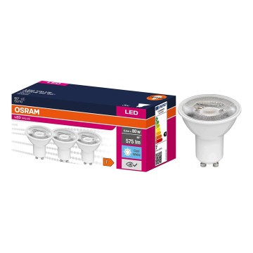 Komplekt 3x LED-reflektorpirn PAR16 GU10/6,9W/230V 4000K 60° - Osram