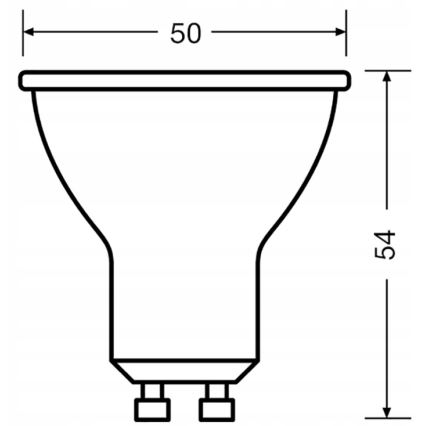 Komplekt 3x LED-reflektorpirn PAR16 GU10/6,9W/230V 4000K 60° - Osram