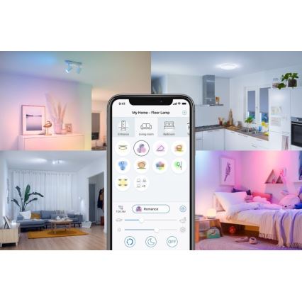 KOMPLEKT 3x LED RGBW Hämardatav pirn PAR16 GU10/4,7W/230V 2200-6500K Wi-Fi - WiZ
