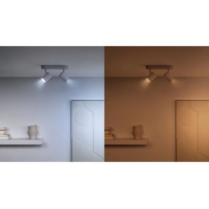 KOMPLEKT 3x LED RGBW Hämardatav pirn PAR16 GU10/4,7W/230V 2200-6500K Wi-Fi - WiZ