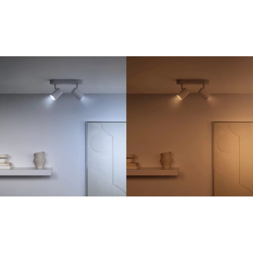 KOMPLEKT 3x LED RGBW Hämardatav pirn PAR16 GU10/4,7W/230V 2200-6500K Wi-Fi - WiZ